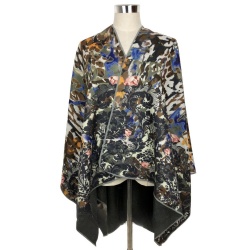 Digital printing women poncho