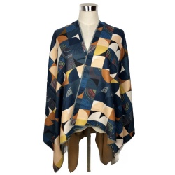 Digital printing women poncho