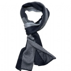 Winter warm men scarf wool blending
