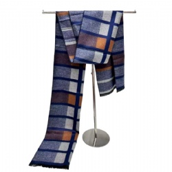 Plaid men  scarf
