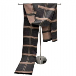 Plaid men winter scarf