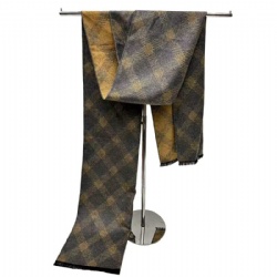 Plaid men winter scarf