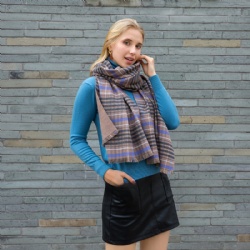 Fashion check women shawls