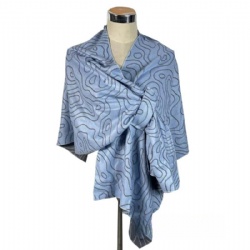 Jacquard Women keyhole wrap