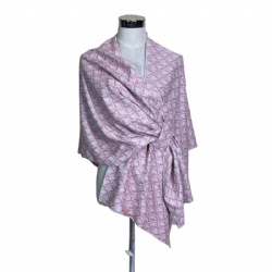 Jacquard Women keyhole wrap