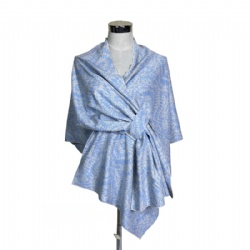 Jacquard Women keyhole wrap