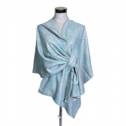 Jacquard Women keyhole wrap